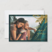 Moonlight Romance Trouw Emerald Groen ID881 Bedankkaart (Voorkant)