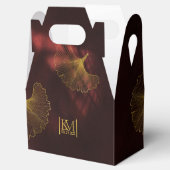 Moonlight Romance Wedding Burgundy ID881 Bedankdoosjes (Geopend)