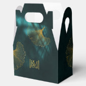 Moonlight Romance Wedding Emerald Green ID881 Bedankdoosjes (Geopend)