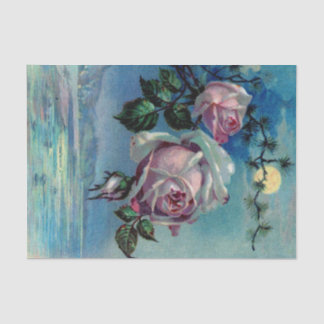 Moonlight-Rozen Een weefselpapier Tissuepapier