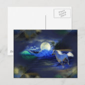 Moonlight Run Briefkaart (Voorkant / Achterkant)