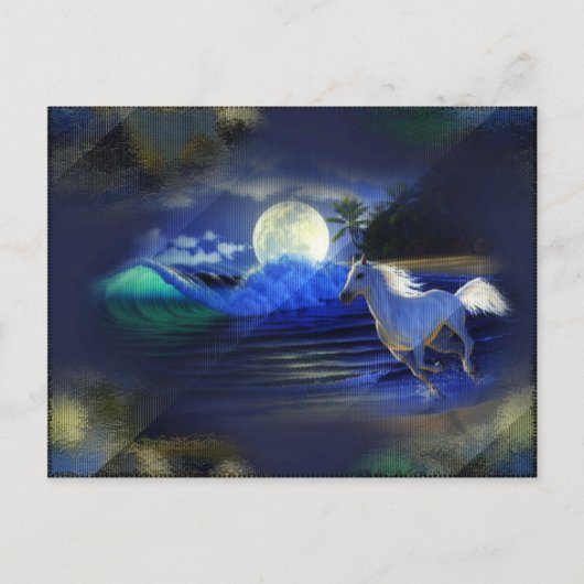 Moonlight Run Briefkaart (Voorkant)