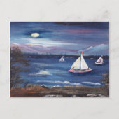 Moonlight Sail Briefkaart (Voorkant)