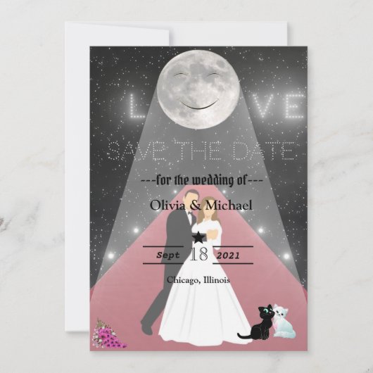 Moonlight Save The Date (Voorkant)