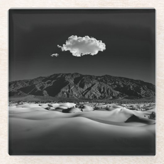 Moonlight Serenade Glazen Onderzetter (Voorkant)