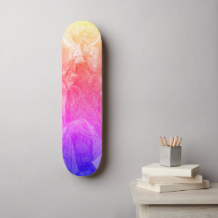 Moonlight Skateboard Deck, Rainbow Hues