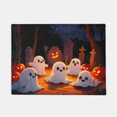 Moonlight Spooky Ghost Tales Deurmat (Voorkant)