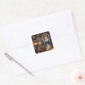 Moonlight Vierkante Sticker (Envelop)