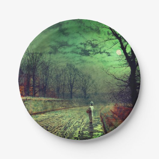 Moonlight Walk Papieren Bordje (Voorkant)
