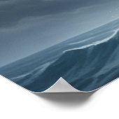 Moonlight Wave & Black Cat Poster (Coin)