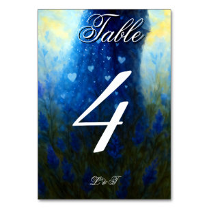 Moonlight Wedding Celestial Love Night Sky Theme Kaart