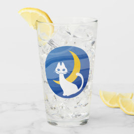 Moonlight white cat glas