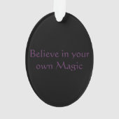 Moonlight Witchy Mermaid Dark Love Fantasy Ornament (achterkant)