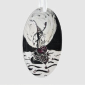 Moonlight Witchy Mermaid Dark Love Fantasy Ornament (voorkant)