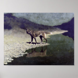 Moonlight Wolf Poster