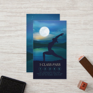 Moonlight Yoga Teacher Half Moon Pose 5 Class Pass Klantenkaartje