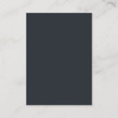 Moonlight Zee QR Code RSVP Card – Night Ocean Informatiekaartje (Achterkant)