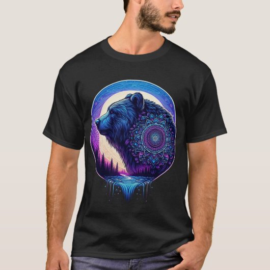 Moonlit-beer T-shirt (Voorkant)
