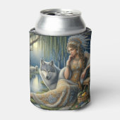 Moonlit Betovering in het Mystic Forest Blikjeskoeler (Blikje Voorkant)