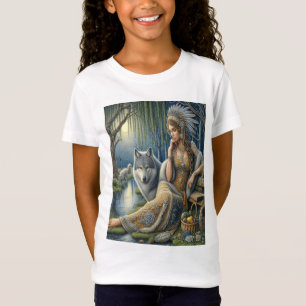 Moonlit Betovering in het Mystic Forest T-shirt