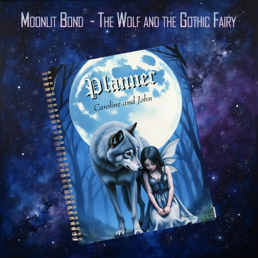Moonlit Bond – The Wolf and the Gothic Fairy.