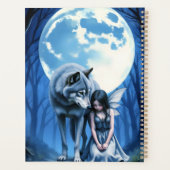 Moonlit Bond – The Wolf and the Gothic Fairy.   Planner (Achterkant)
