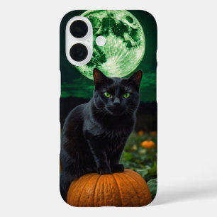 Moonlit Cat iPhone 16 Hoesje