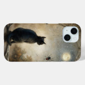 Moonlit Cat Phone Case – Mystiek vertrouwd ontwerp (Achterkant (horizontaal))