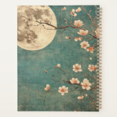 Moonlit Cherry Blossom Serenity Planner (Achterkant)