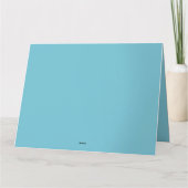 Moonlit Coastal Porch met Dog & Ocean Uitzicht Bedankkaart (Achterkant)