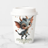 Moonlit Creature Caelum Tickwing  Papieren Bekers (Achterkant)