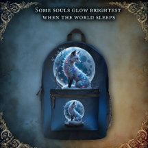 Moonlit Crystal Fox – Guardian of Silent Dreams.