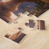 Moonlit Dream – Dog Watching a Magical City Puzzle (Côté)