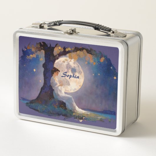 Moonlit Dreamer - Serene Night Sky (Voorkant)