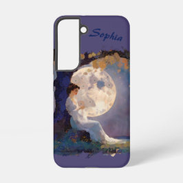 Moonlit Dreamer - Serene Night Sky Samsung Galaxy Hoesje