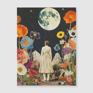 Moonlit Elegance - Het Uitzicht van de vrouw met d