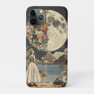 Moonlit Elegance - Vrouw met Maan (2) iPhone 11 Pro Hoesje