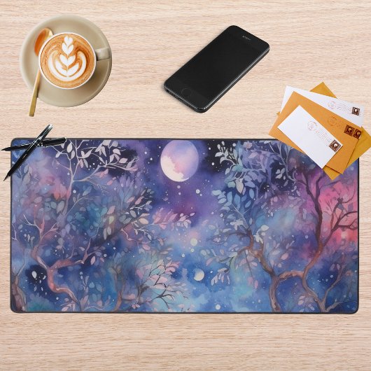 Moonlit Enchanted Forest Nightscape
