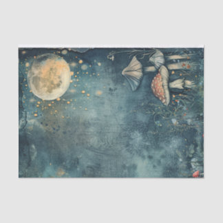 Moonlit Fairy Tuin Decoupage Tissuepapier