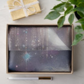 Moonlit Fairytale Mystical White Horse Decoupage Tissuepapier (Geschenk)