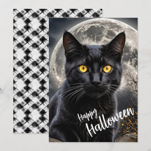 Moonlit Familiar – De Wachter in de Schaduwen Feestdagenkaart