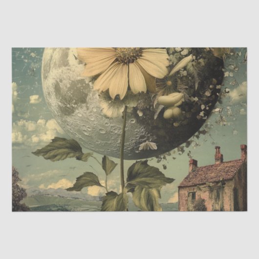 Moonlit Flower & Charm Tissuepapier (Voorkant)