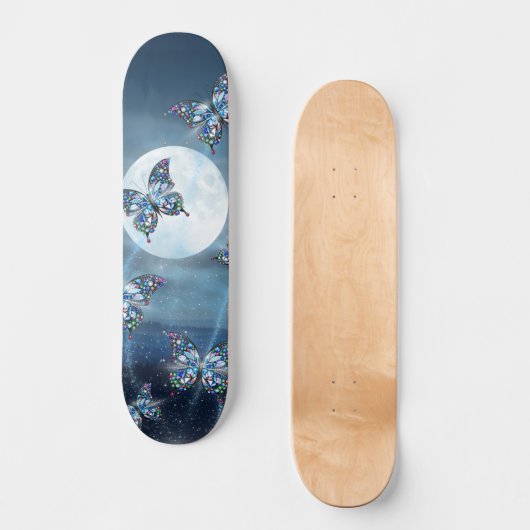 Moonlit Flutter Skateboard (Voorkant)
