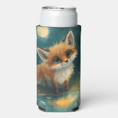 Moonlit Fox, Night Forest  (Seltzer Achterkant)