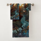 Moonlit Fox Specialized Children's Storybook Fox Bad Handdoek (Insitu)