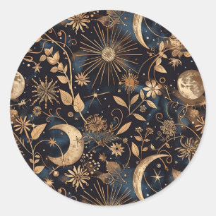 Moonlit Garden Whimsical Envelope Sticker bij de m