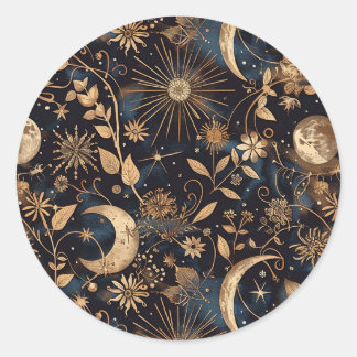 Moonlit Garden Whimsical Envelope Sticker bij de m