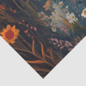 Moonlit Ghost in Wildflowers Decoupage Tissuepapier (Detail)