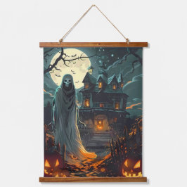 Moonlit Haunting – Ghost of the Haunted Manor Hangend Wandkleed