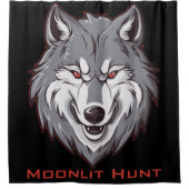 Moonlit Hunt Douchegordijn (Voorkant)
